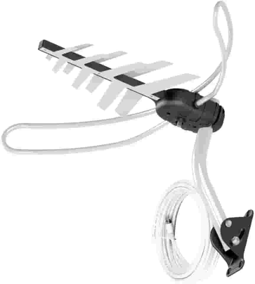 Antena Externa TV 4 em 1 Vhf/Uhf/Fm/HDtv Dtv-3000 Aquario, Aquario, DTV-3000, Cinza