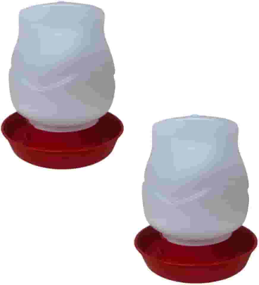 Kit 2 Bebedouros Automáticos 2L Aves Galinha Frango Codorna