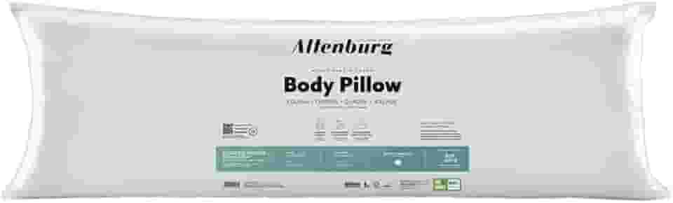 Altenburg Body Pillow, 40cm x 130cm, Branco, Tecido 100% Poliéster