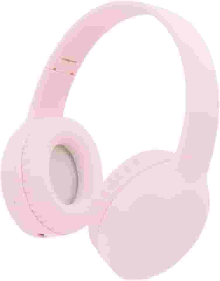 Fone de Ouvido Bluetooth 5.3 On-ear. Cancelamento de Ruído e Regulavel para Corridas e Academia, Headphone Sem Fio com Microfone Integrado Confortavel e Dobravel Compativel com Android e IOS. (Rosa)