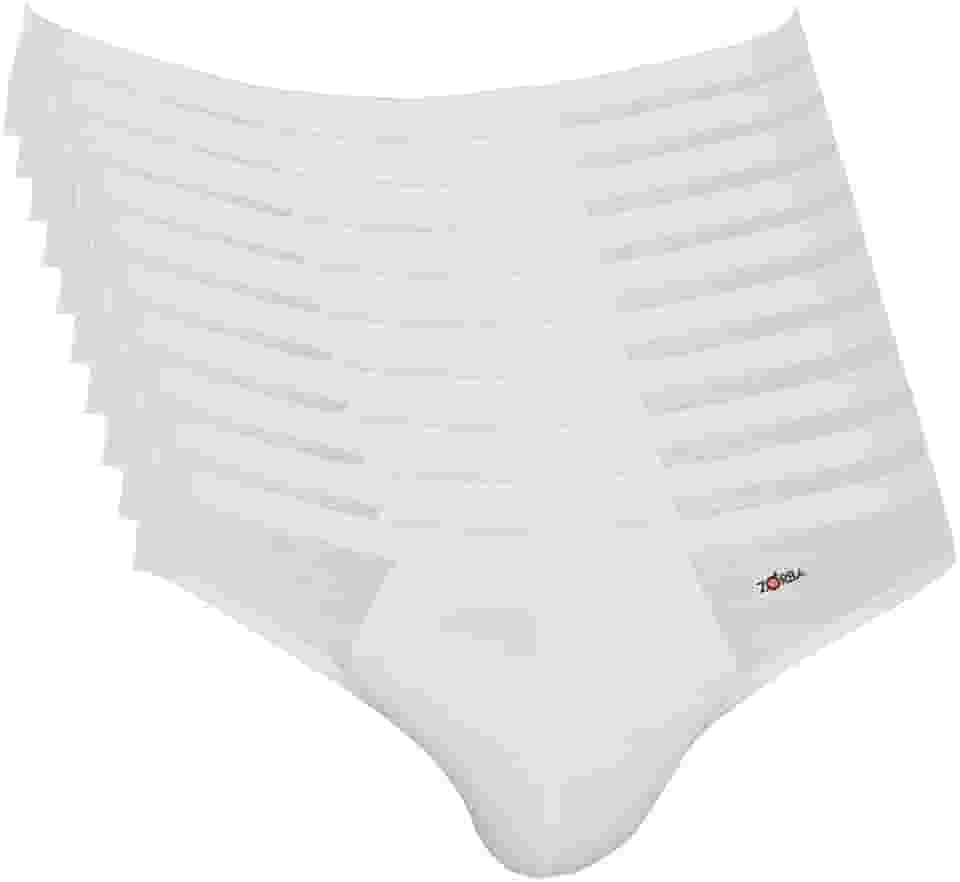 Kit 10 Cuecas Zorba Slip Algodão 791 Marinho