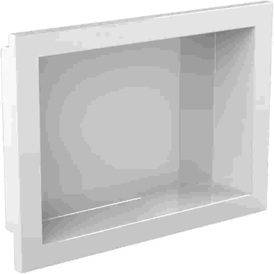 Nicho de Parede para Embutir, Branco, 30x40