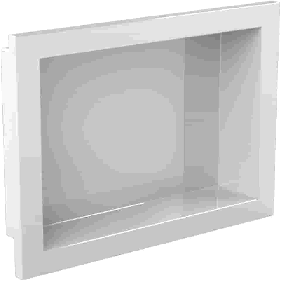 Nicho de Parede para Embutir, Branco, 30x40