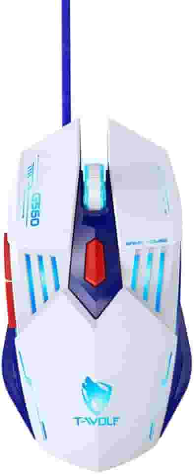 Mouse G560 6D Light Game RGB 3200 DPI 7 Botões Design Ergonômico Gamer (Branco)