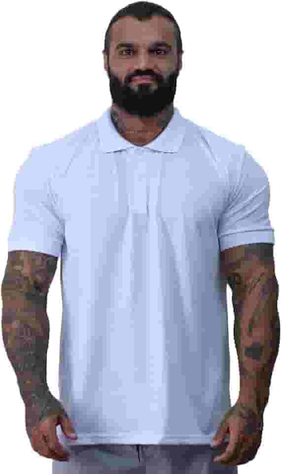 Camisa Gola Polo Masculina Malha Rentex MXD Conceito Cores e Trabalhados Variados