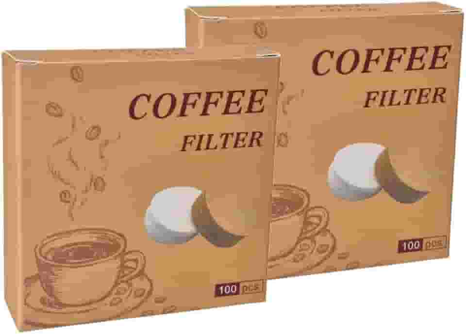 Mega-XT, Filtros de Papel 64 mm para Cafeteira Aeropress, YuroPress e Similares (200 Filtros)