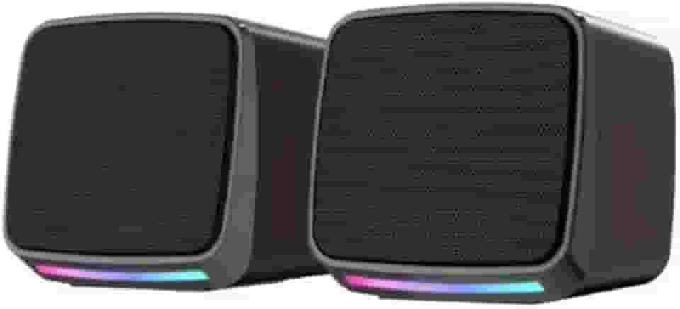 Caixa de Som PC USB RGB Compacta e Potente Conexão P2 e USB para TV Notebook - Caixinha de Som Premium®