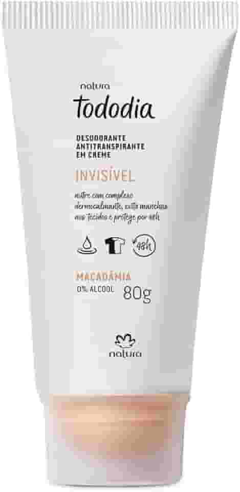 NATURA TODODIA DESODORANTE CREME MACADAMIA INVISIVEL 80G