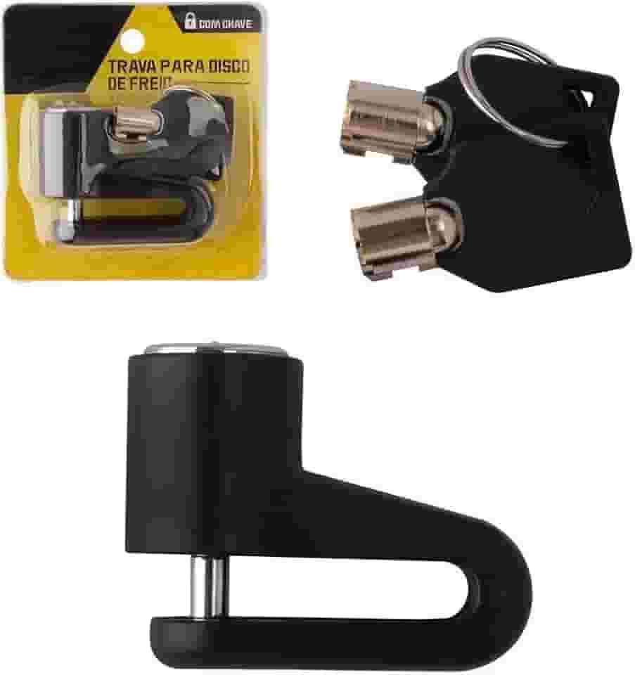 Cadeado Trava Para Disco Freio Moto Antifurto Bike Universal