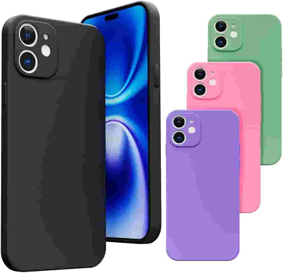 Capa Celular Case Compatível Apple iPhone 12 Silicone Veludo Premium [2ASHOP] (PRETO)