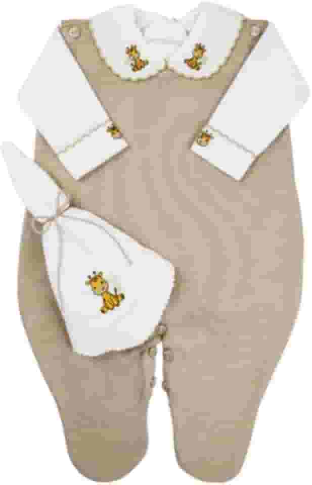 Kit Conjunto Saida Maternidade Menino Confortável E Fofa