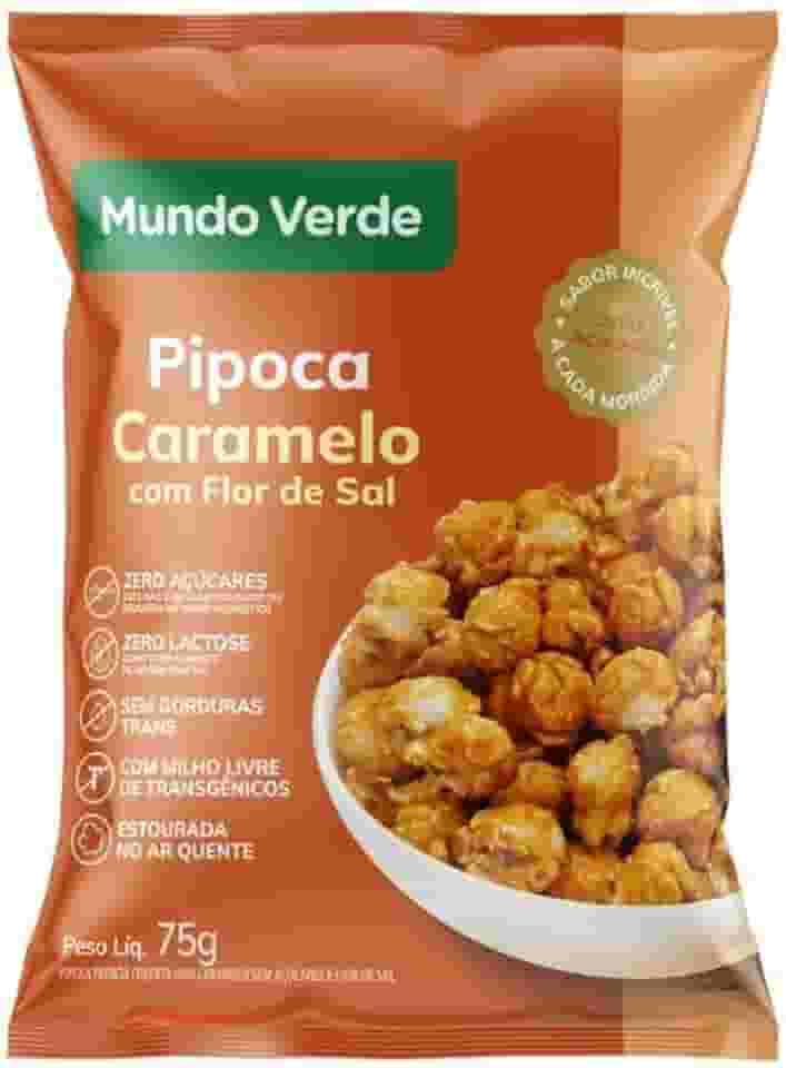 Pipoca Caramelo com Flor de Sal Mundo Verde 75g