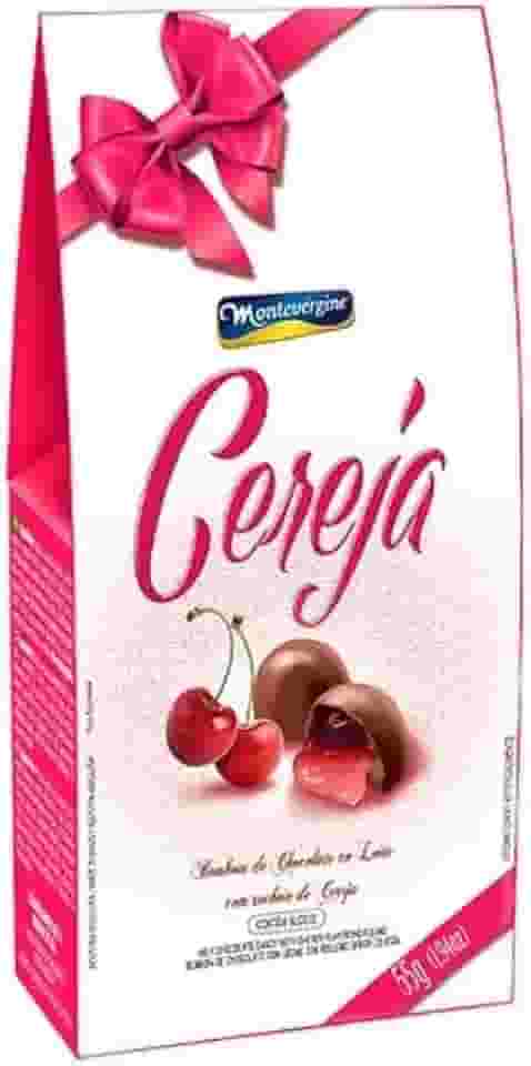 Bombom Cereja Montevérgine. Pacote Pequeno Presente
