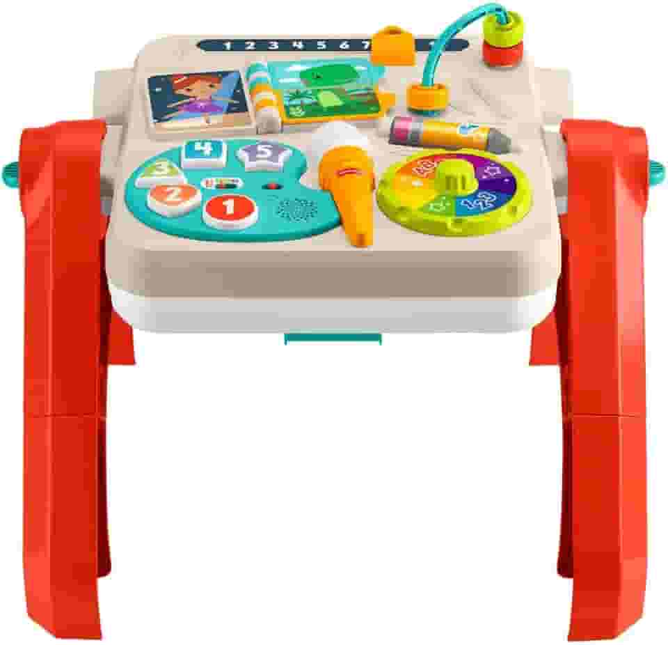 Fisher-Price Brinquedo para Bebês Mesa de Atividades 4 em 1 para crianças a partir de 6 meses