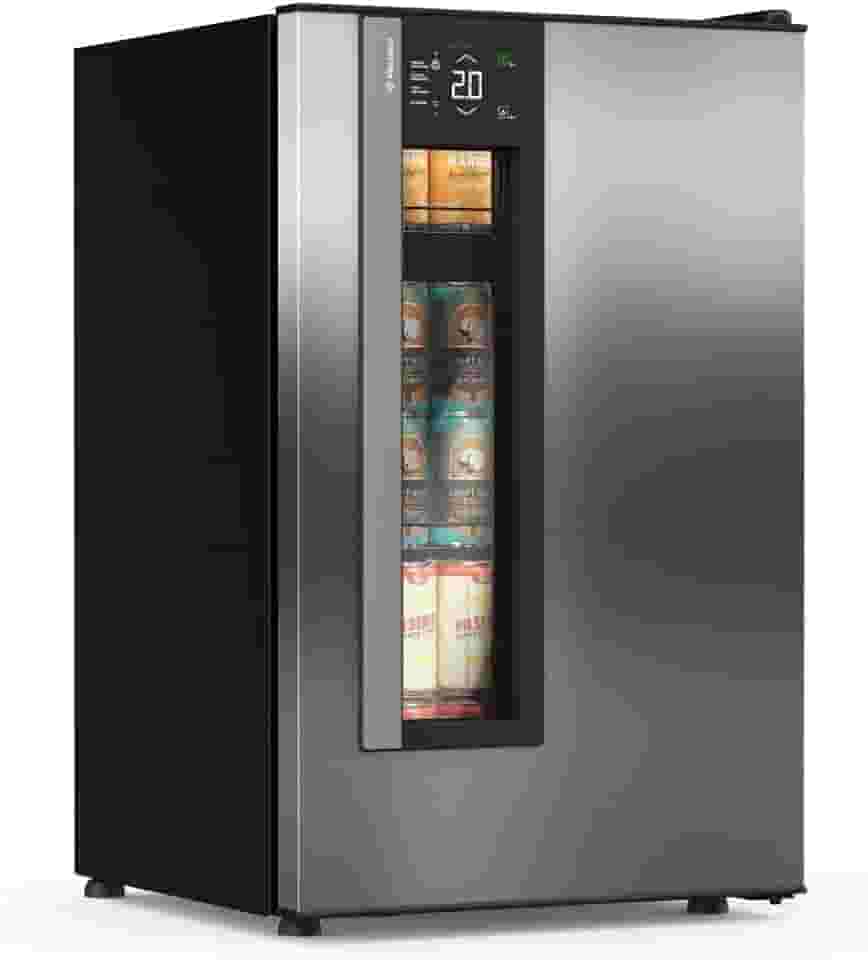 Cervejeira Vertical Metalfrio Beer Maxx One Inverter 114 Litros Glass Viewer Inox Vn12tp 110v