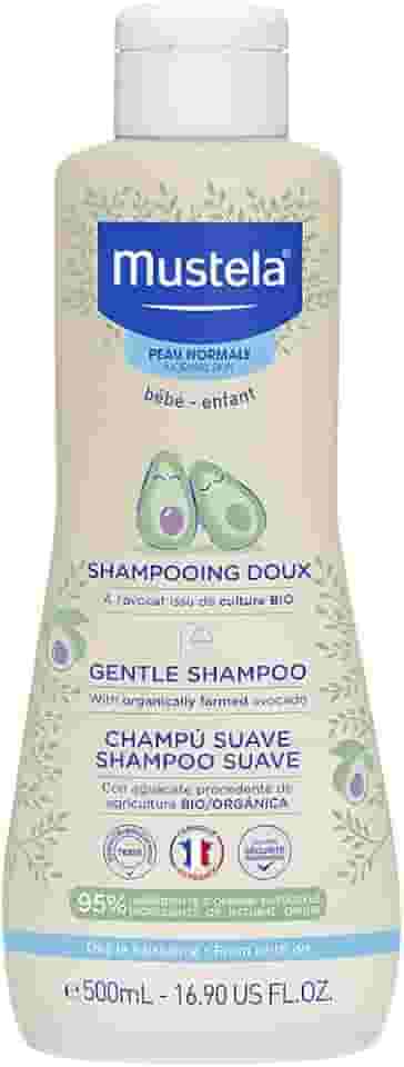 Mustela Shampoo Suave Infantil 500ml - Shampoo para Bebê e Criança - Hipoalergênico - Feito com 95% de Ingredientes de Origem Natural - Mustela Bebê e Criança