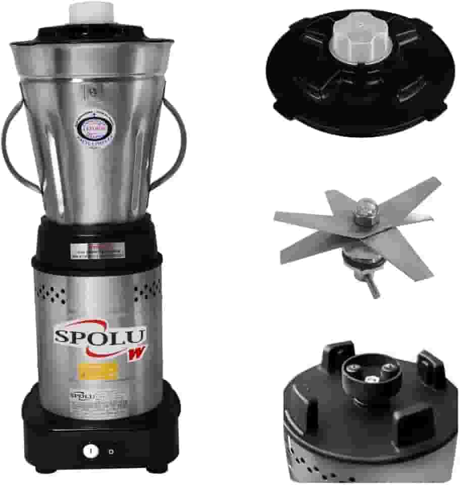 Liquidificador Industrial Baixa Rotação Spolu 4L Inox Bivolt
