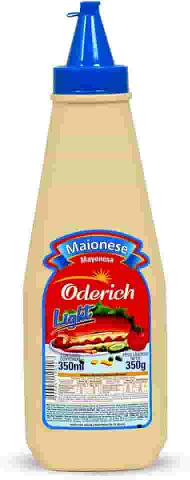 Maionese Light Bisnaga Oderich 350G, Maionese Cremosa Com Menor Teor Calórico, Bege, Selecionada E Saborosa, Textura Homogênea E Aveludada, Opção Leve Com Embalagem Prática E Segura, Tradição Em Qualidade Desde 1908