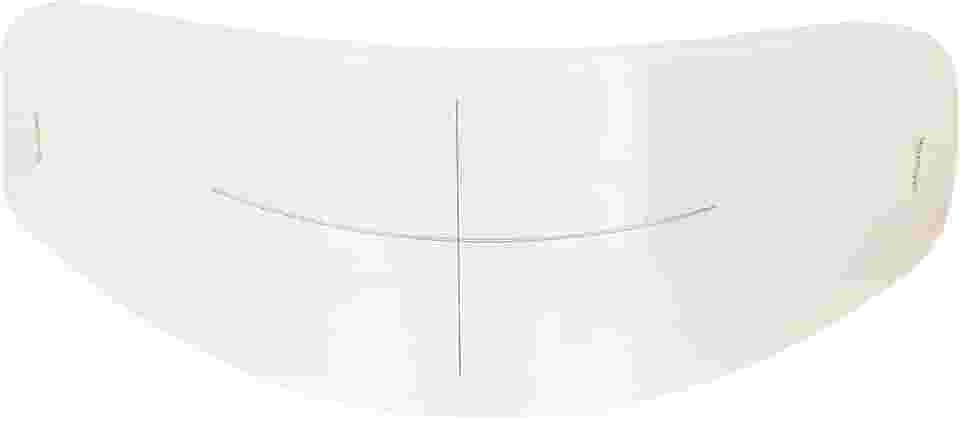 Película protetora de capacete universal WeePro, filtro antiembaçamento, lente transparente resistente à infiltração de neblina, 9 cm x 27 cm