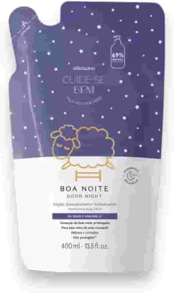 Refil Loção Hidratante Corporal Cuide-se Bem Boa Noite 400ml