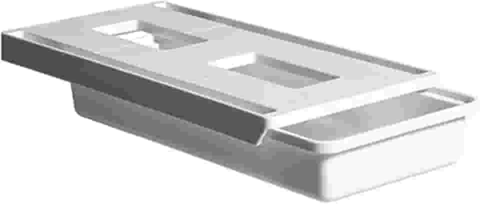 Organizador de Armazenamento Gaveta Escrivaninha Prato Autoadesivo para Materiais Escolares Cozinha Escritório Suprimentos Design Oculto Economia Espa