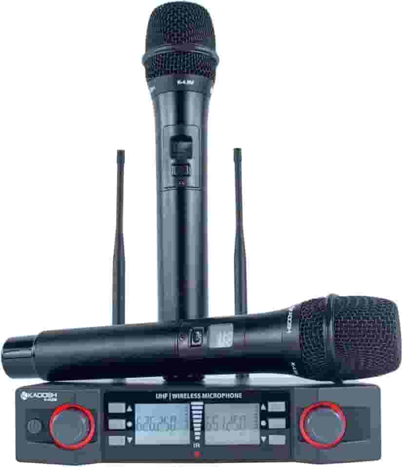 Microfone sem fio uhf kdsw 402 m uhf (mão + mão)
