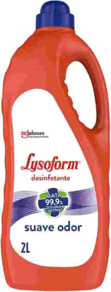 Lysoform Suave Odor, Desinfetante Líquido, Limpeza Casa, 2L
