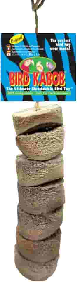 Wesco Pet Original Bird Kabob Brinquedo de pássaro desfiável