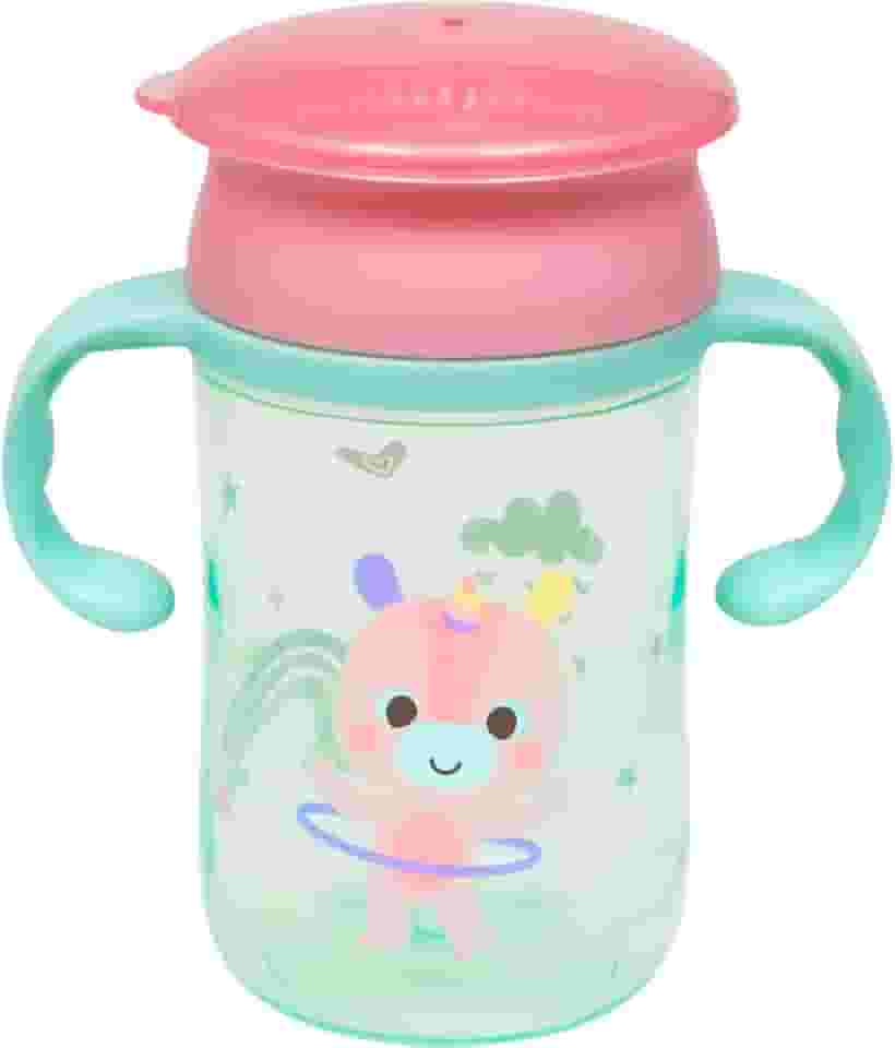 Copo De Treinamento 360° Bubazoo Unicornio, 300ml, Buba
