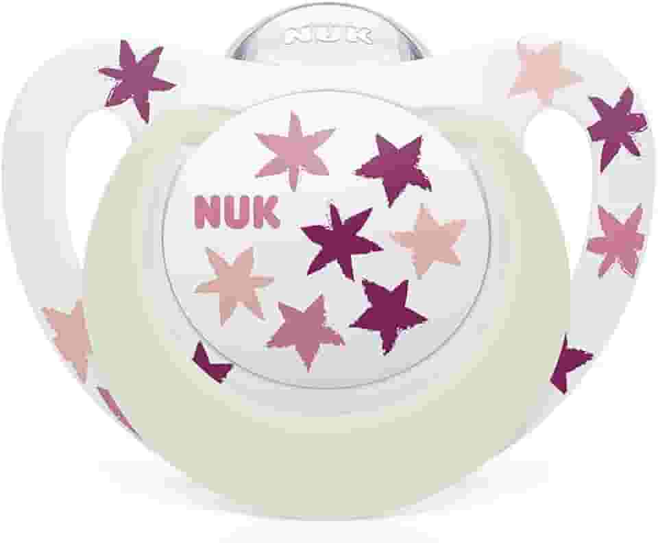 NUK Chupeta Star Glow Girl Silicone S2