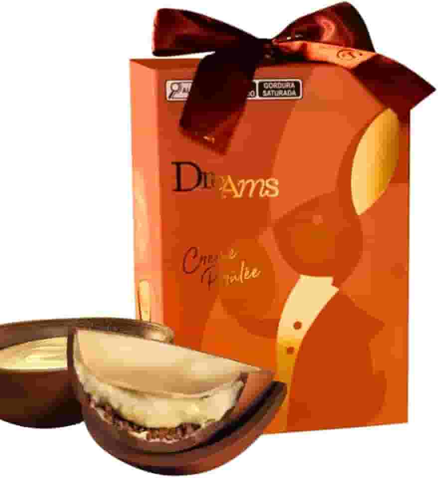 Ovo de Pascoa Cacau Show Dreams Creme Brulee 400g