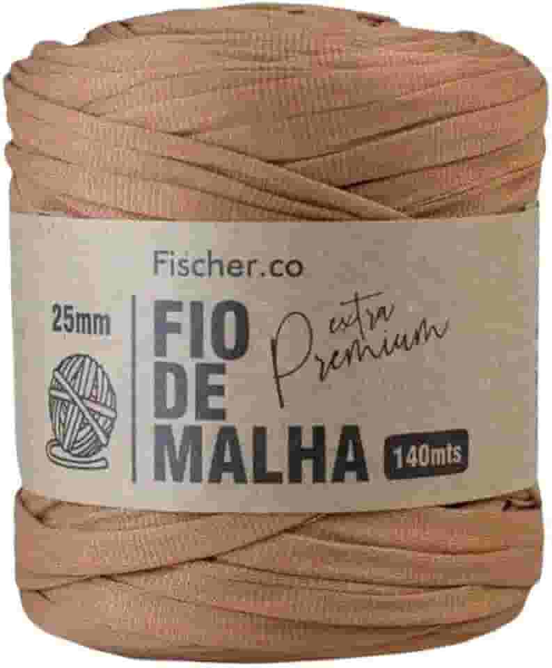 Fio de Malha Extra Premium Fischer 25mm x Rolo com 140m (18 CARAMELO)