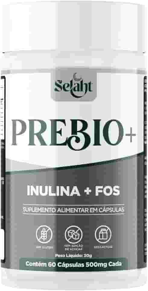 Prebio+ Suplemento Prebiótico com L-Glutamina e Magnésio – Equilíbrio Intestinal e Performance – 60 Cápsulas