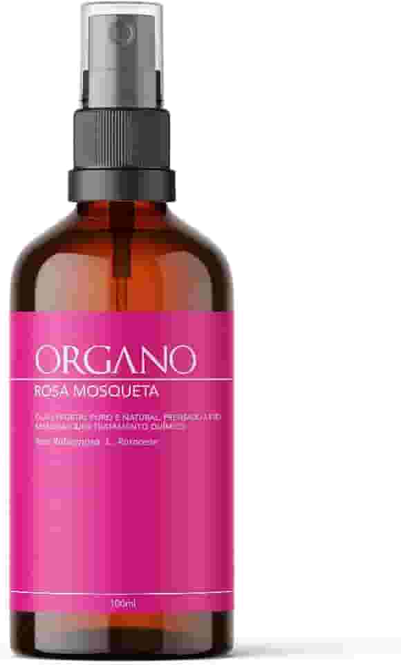 Rosa Mosqueta Rubiginosa ORGANO - Óleo Vegetal 100% Puro E Natural - Clareador E Antimanchas - 100ml