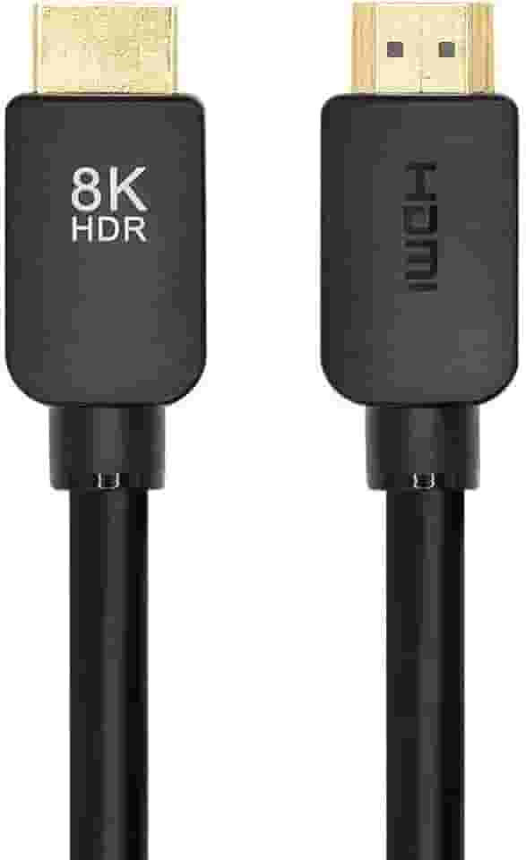 Monoprice Cabo HDMI de alta velocidade sem logotipo 8K – 3 metros – Preto, 48Gbps, Dynamic HDR, eARC, compatível com PS5, Xbox Series X e Xbox Series S
