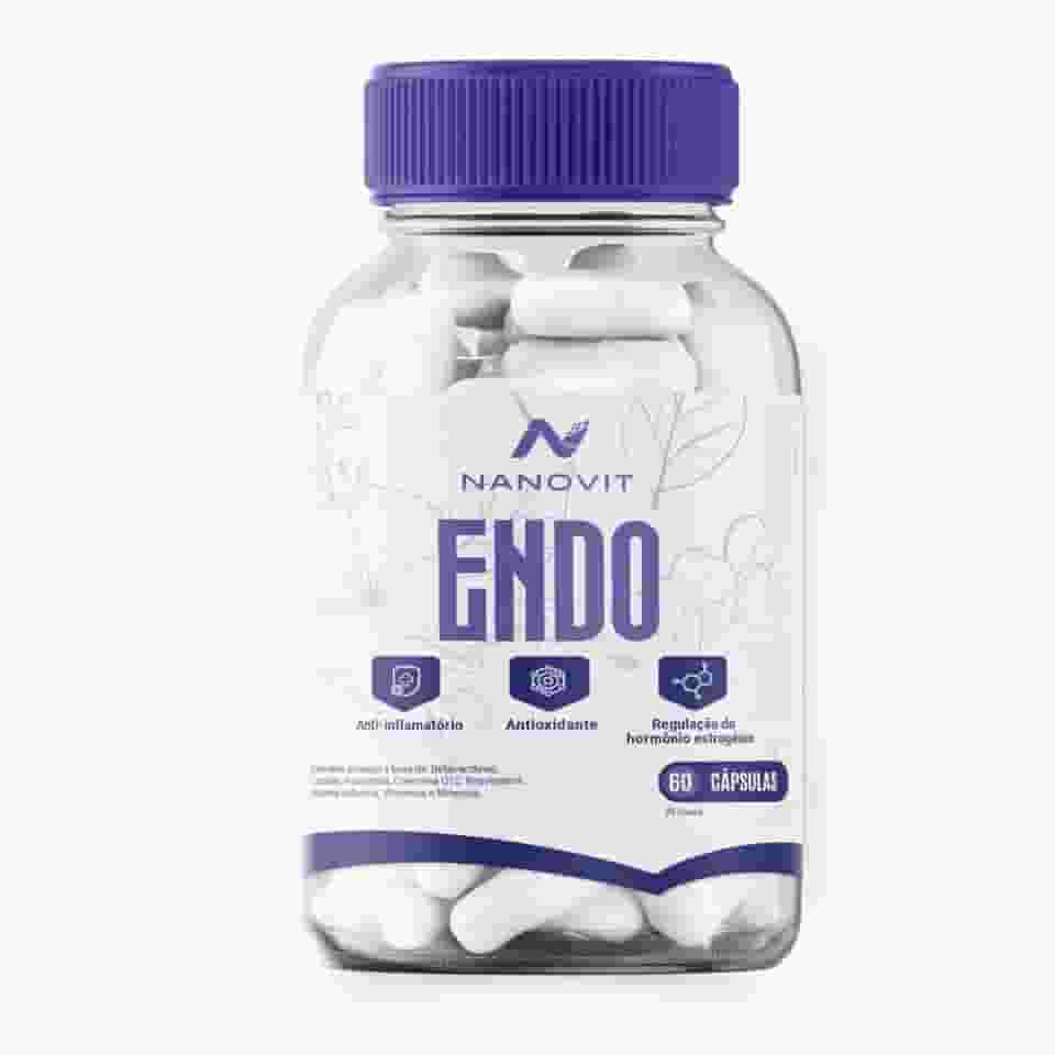 Nanovit Endo 60 caps - Antioxidante e Anti-inflamatório