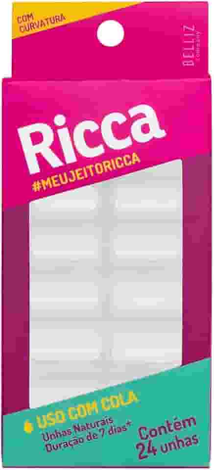 Ricca Unhas Naturais Com Curvatura