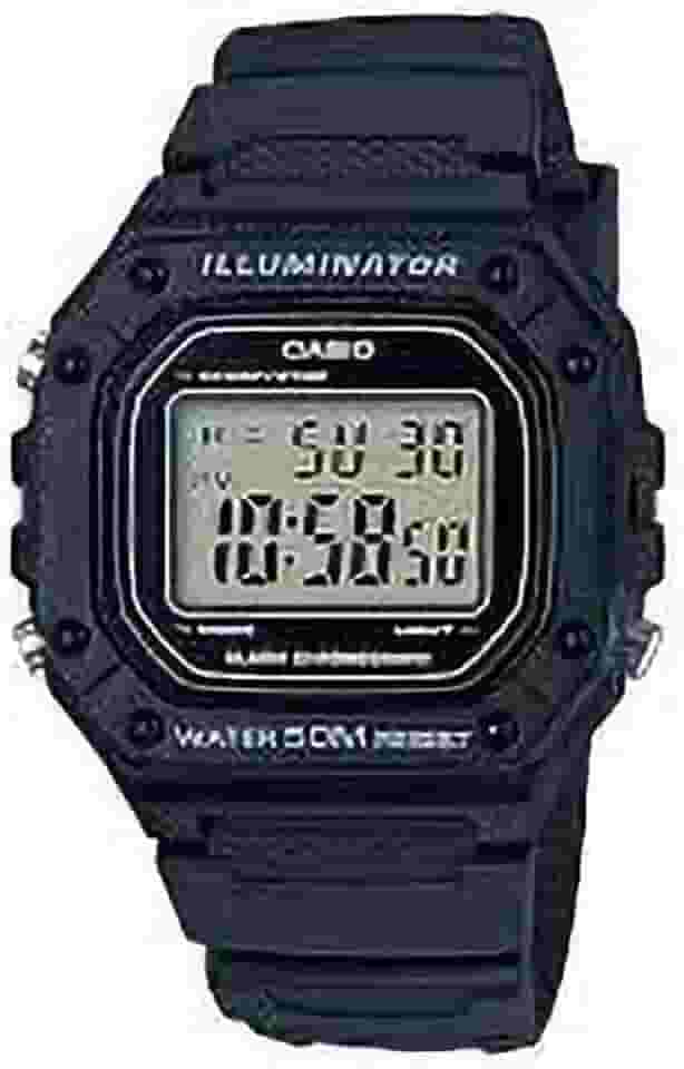 Relógio de Pulso Masculino Casio Digital Preto W-218H-1AVDF