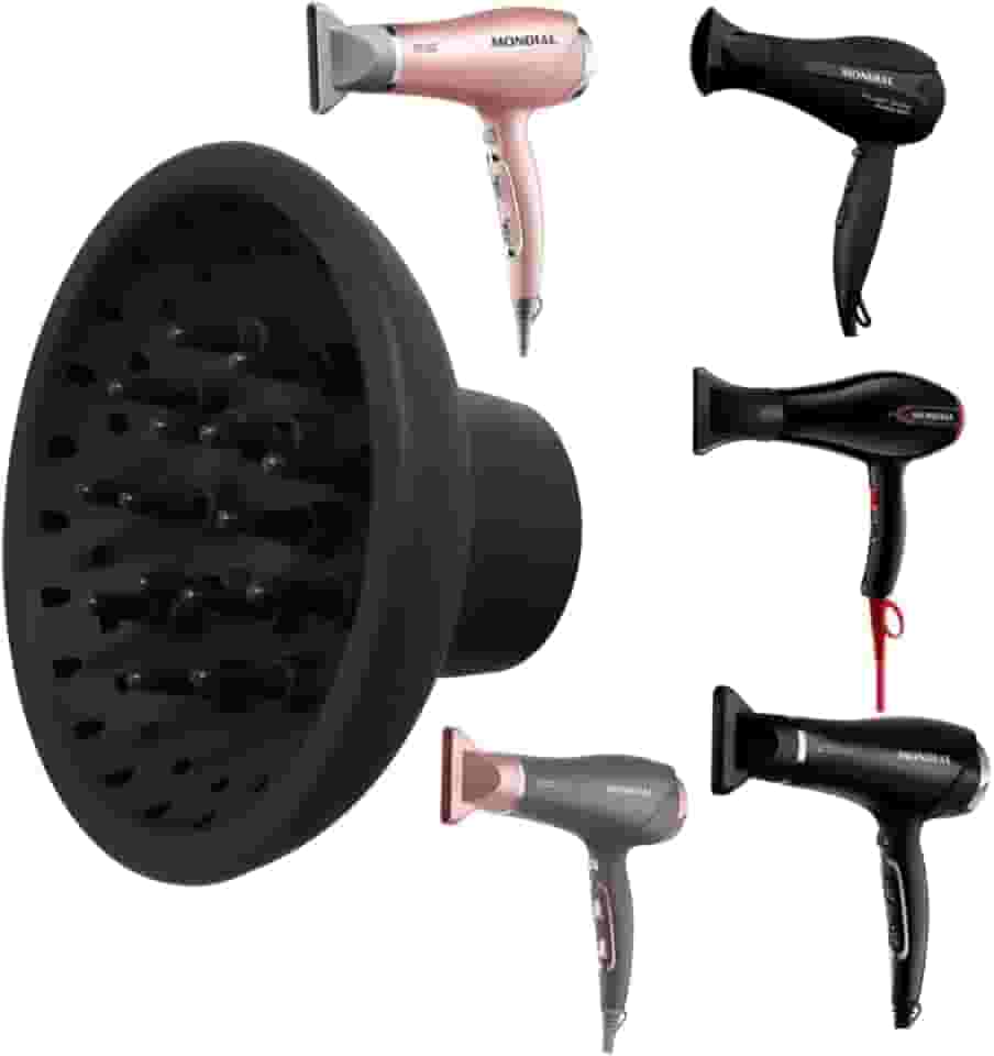 Difusor de Cachos para Secador de Cabelo Mondial Todos Modelos - Tamanho Grande