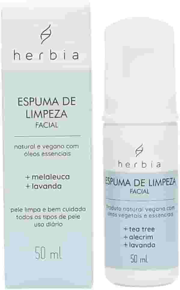 Herbia Espuma De Limpeza Facial Natural E Vegano