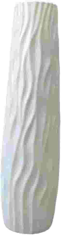 Vaso alto de chão, decoração para casa, vaso de flores grande, decorativo para quarto, escritório, interior, Branco