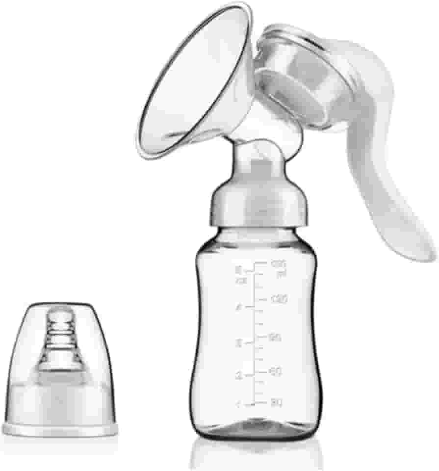 Extrator Manual de Leite Materno Ergonômico Silicone Qualidade Portátil Zabinno®