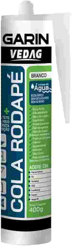 Selante Cola Rodapé 400g Madeira Mdf Cerâmica Gesso Isopor
