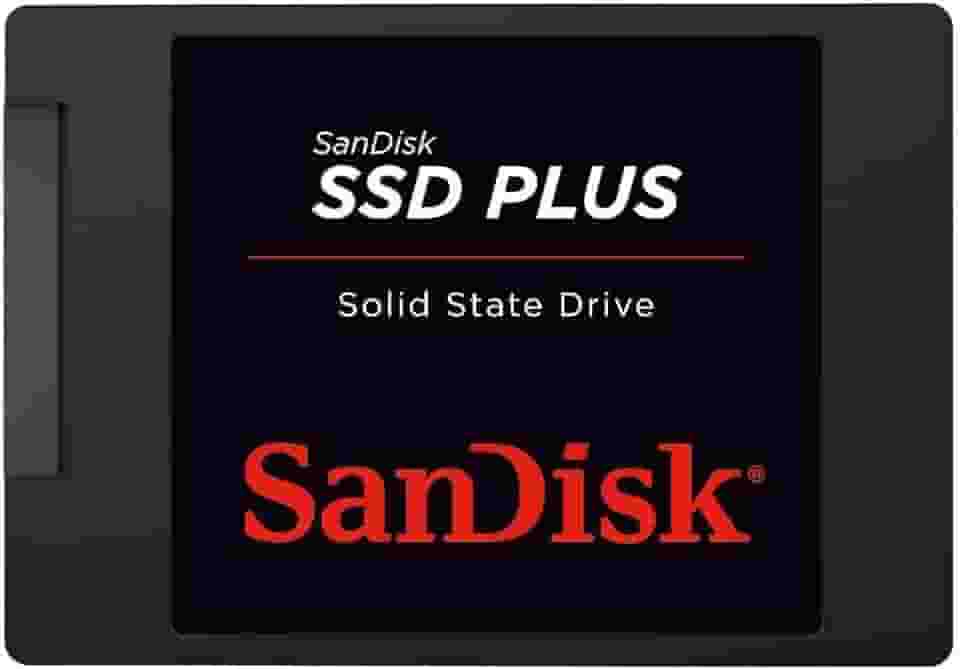 SanDisk SSD Plus, 240GB, SATA, Leitura 530MB/s, Gravação 440MB/s, SDSSDA-240G-G26, Preto