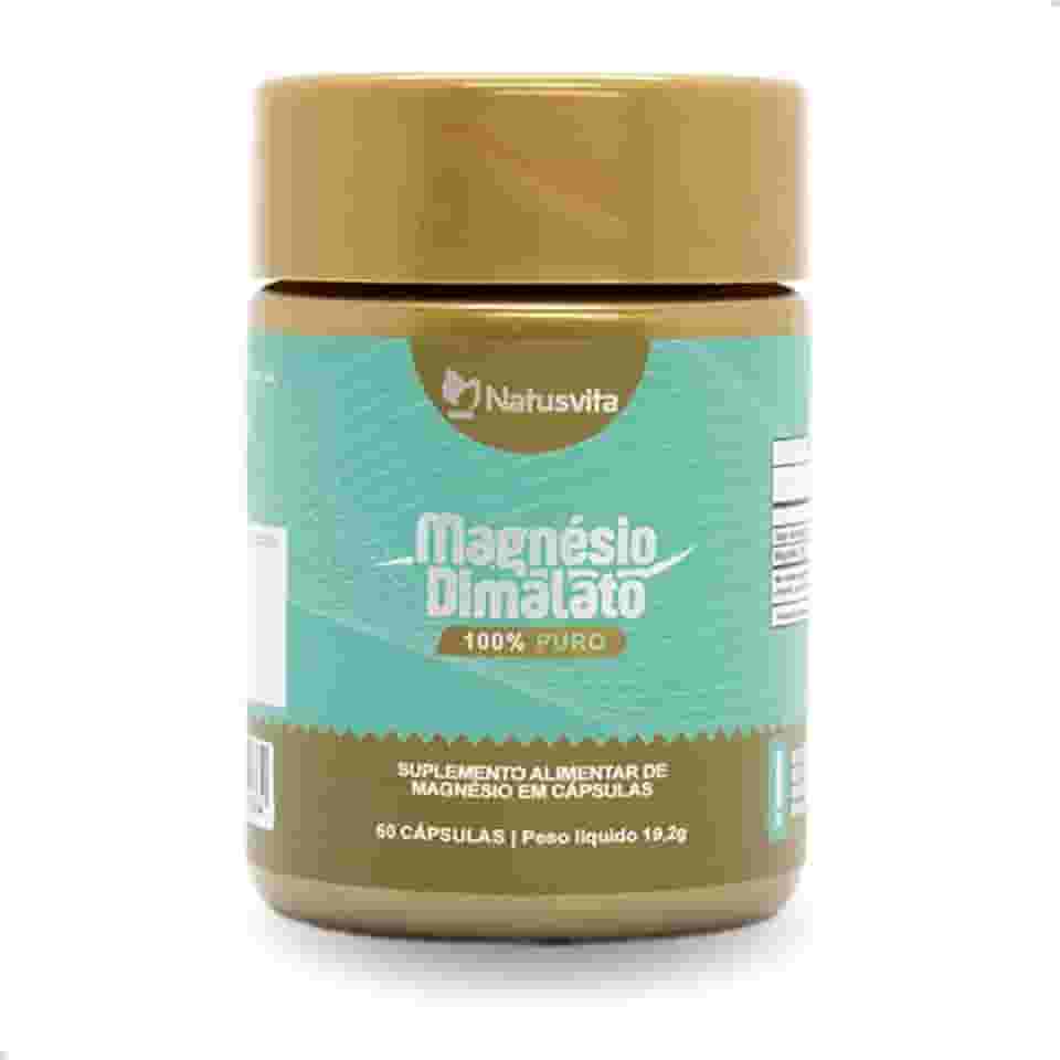 Magnésio Dimalato 100% Puro (01 und. 60 cápsulas)