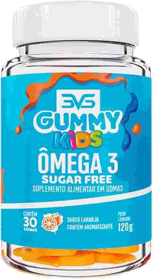 3VS Nutrition Gummy Kids Ômega 3 Sugar Free 30 Gomas Sabor Laranja