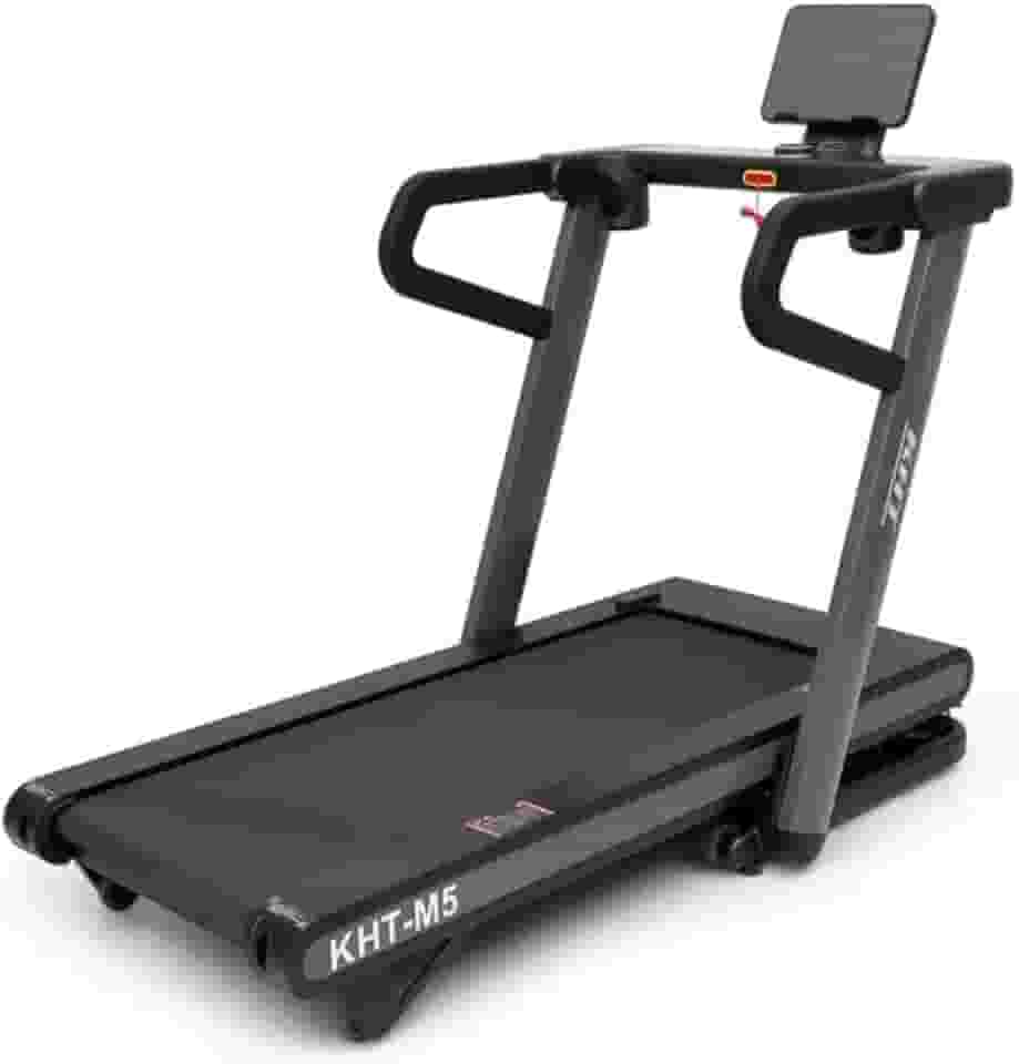 Esteira Elétrica Profissional KHT - M5-4HP Dobrável com Inclinação Automática e Declive – Painel LED e Suporte até 150kg - 110V