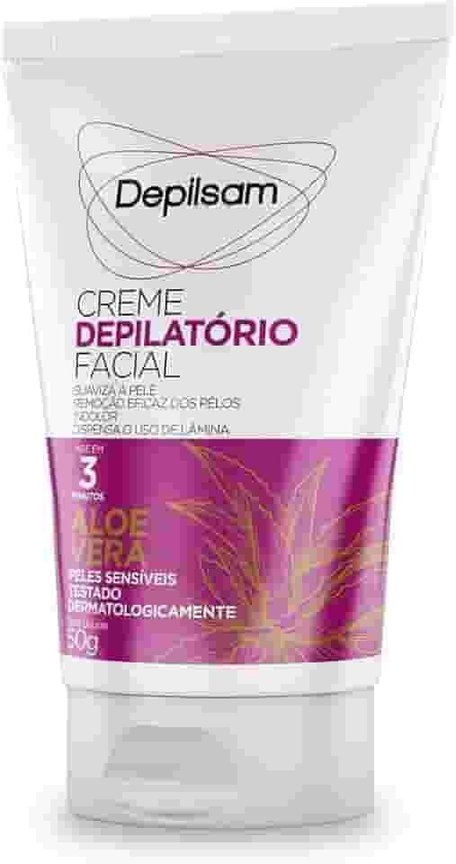 CREME DEPILATORIO FACIAL 50G ALOE VERA - CX12, Depilsam