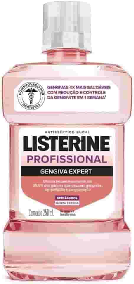 Listerine Enxaguante Bucal Profissional Gengiva Expert, 250ml