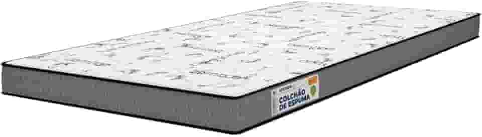 Colchão Solteiro Acction D28 Plumatex - Firme, Hipoalergênico e Antiácaros | Suporte até 90 kg | 188x88x12cm